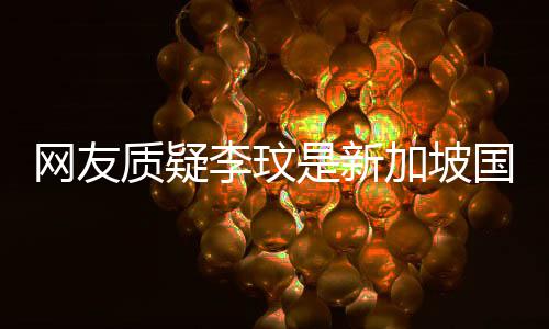 本怼香港网友加坡李玟人质疑尊回中国国籍是新